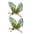 thumbnail image 5 of OUNONA Dragonfly Brooch Set with Rhinestone for Adornment 2Pcs Alloy Green, 5 of 8