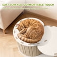 thumbnail image 6 of Cat Tunnel Bed Pet House, Multi‑Functional Security Senses Cat Tunnel, Educational Interactive Toy for Playing & Resting, Foldable Pet Hideaway Tunnel for Small Animals, Light Brown 58*40*30cm, 6 of 11