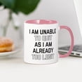 thumbnail image 3 of CafePress - Too Legit To Quit - 11 oz Ceramic Mug - Novelty Coffee Tea Cup, 3 of 4