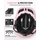 thumbnail image 5 of Casco integral OutdoorMaster Kids rosa para MTB, BMX, S, 5 of 7