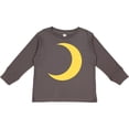 thumbnail image 3 of Inktastic Cute Yellow Moon Boys or Girls Long Sleeve Toddler T-Shirt, 3 of 5