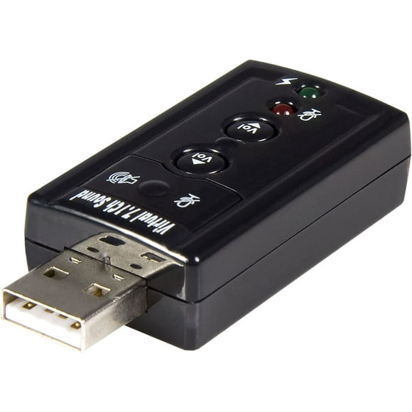 StarTech Virtual 7.1 USB Adaptateur Audio Stéréo Son Externe - Son - Stéréo - USB 2.0 - ICUSBAUDIO7