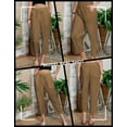 thumbnail image 5 of DOKOTOO Women's Pants Elastic Waist Drawstring Pants Casual Cotton Pants Lightweight Lounge Pants with Pockets Size L, 5 of 7