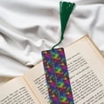 thumbnail image 6 of Kdxio Bright Universe Print Metal Tassel Bookmarks,Perfect Gift for Art Lovers and Bookworms Metal Bookmarks for Women, 6 of 8