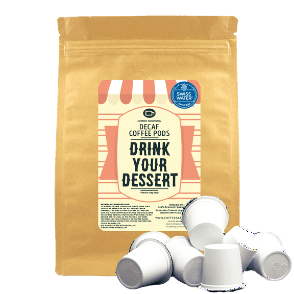 Drink your Dessert Coffee Pod Variety Pack Regular or Decaf: Decaf