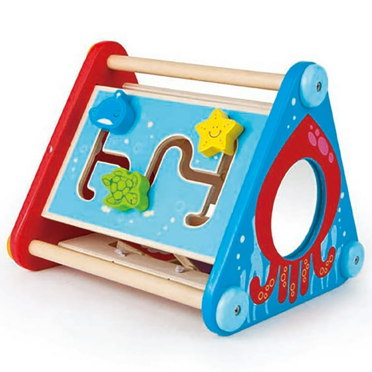 Hape, Early Explorer Take Along Activity Toy Box, 5-Sided Puzzle