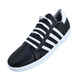 thumbnail image 1 of Tenis Colore Casual para Dama Leoniex Calzaplus  Cabra Negro Rayas Blancas, 1 of 3