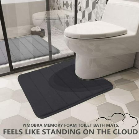 Slow Rebound U Shaped Memory Foam Floor Mat Bathroom Anti Slip Toilet Mat Walmart Canada