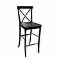 thumbnail image 3 of Pemberly Row Tabouret 30 Pouces Dossier en Noir, 3 of 4
