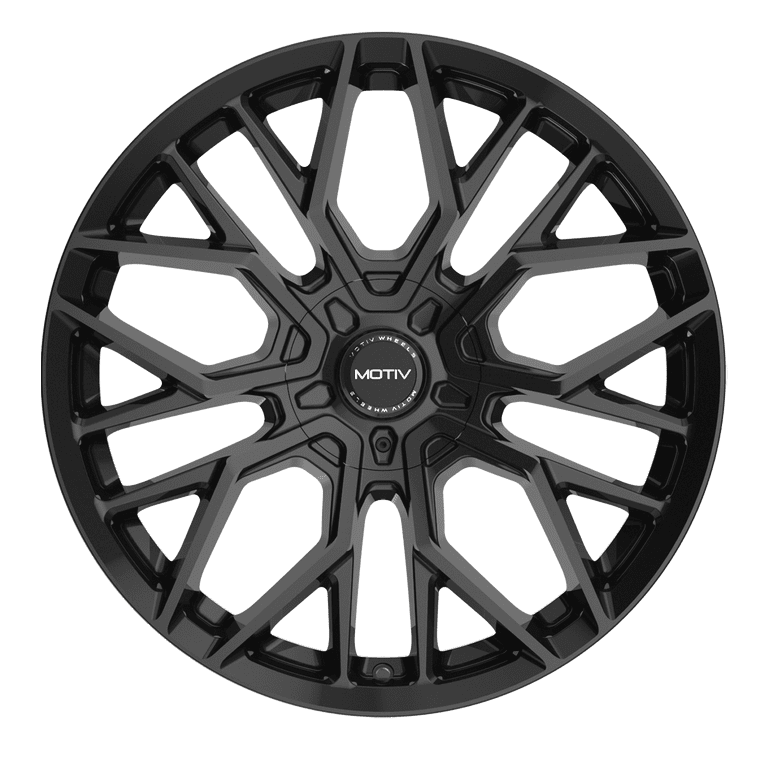 20x8.5 Motiv 441B Zenith Gloss Black Wheel 5x112/5x4.5 (40mm