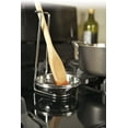 Casewin Standing Spoon Rest with Stainless Steel Dish Upright Utensil