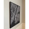 thumbnail image 4 of New York City Print Map Wall Art with Frame, 4 of 7