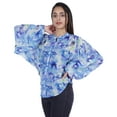 thumbnail image 2 of Moomaya Chemise Boutonnée Imprimée pour Femme Col Mandarin Manches Longues Haut d'Été, 2 of 7