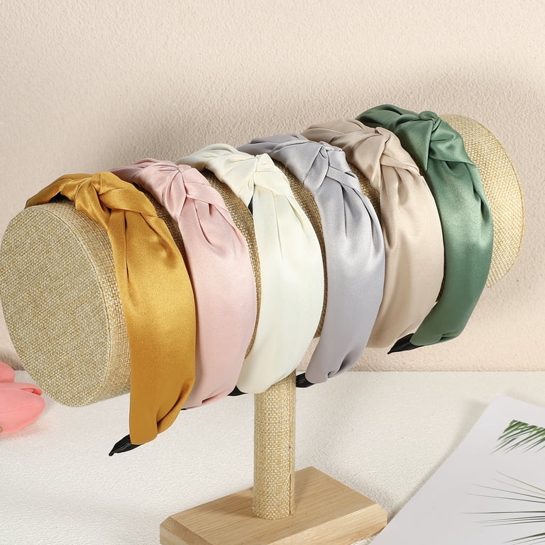 Emm Kuo Knotted Headband in Khaki Banana Silk. Brand new! Emm Kuo Knotted Headband | Hearth and Soul | Emm Kuo  main image 4