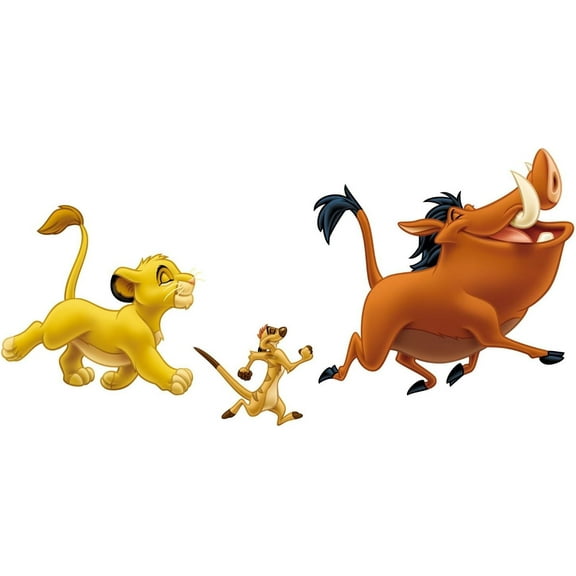 QTH The Lion King Peel and Stick Giant Wall Decals
