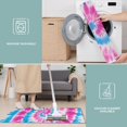 thumbnail image 6 of Pink Blue Tie Dye Spiral Kitchen Rugs Sets Of 3,Kitchen Runner Rugs Non Skid Washable,Decorative Kitchen Floor Mats for Kitchen,Sink,Laundry,17"x30"+ 17"x47" + 17"x59", 6 of 6