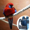 thumbnail image 3 of para pájaros Portador de jau para loros de viaje Cápsu al Azul Sunnimix Bird Knapsack, 3 of 8