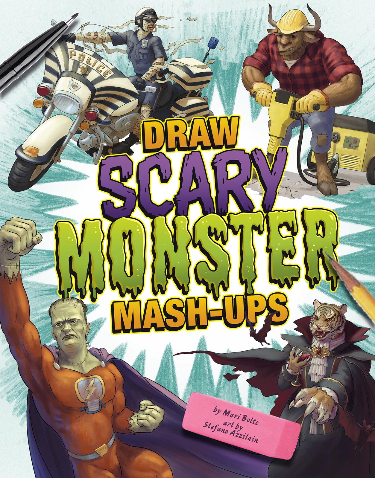 Drawing MASHUps Draw Scary Monster MashUps (Hardcover)