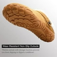 thumbnail image 2 of L-RUN Womens Mens Furry Slides House Slippers Fuzzy Fluffy Memory Foam Bedroom Slippers Clogs, 2 of 6