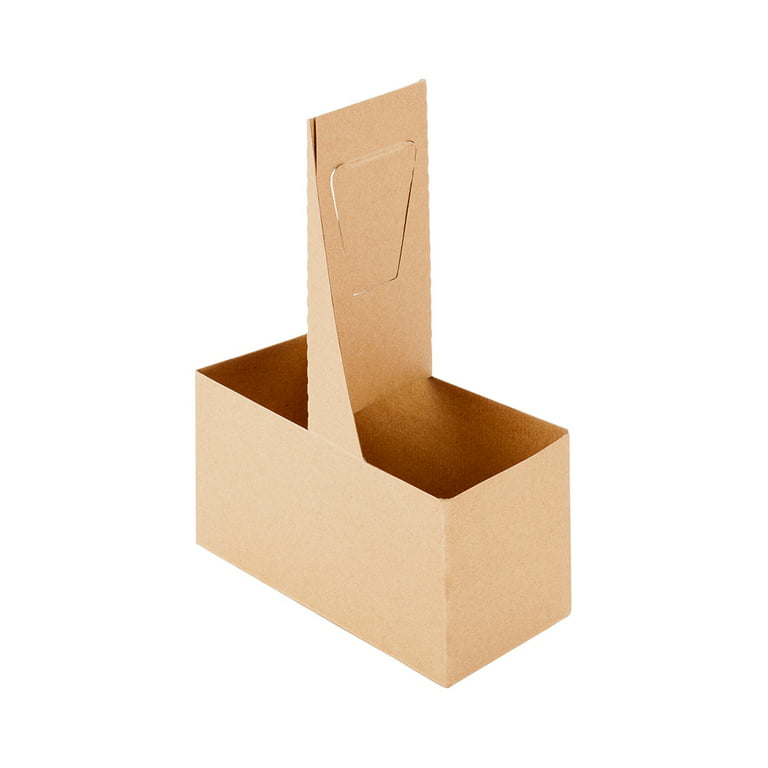 Kraft Paper Altalena Cup Holder - For 2 Cups - 7 1/4 x 3 1/2 x 9