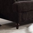 thumbnail image 6 of 68" Sectional Couch, Mid-Century Modern Love Seat, Comfy Oversized 2 Seat Couch for Living Room, 500LBS Weight Capacity, Black, 6 of 9