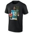 thumbnail image 2 of Men's Travis Hunter Black Jacksonville Jaguars Graphic Player T-Shirt, 2 of 4