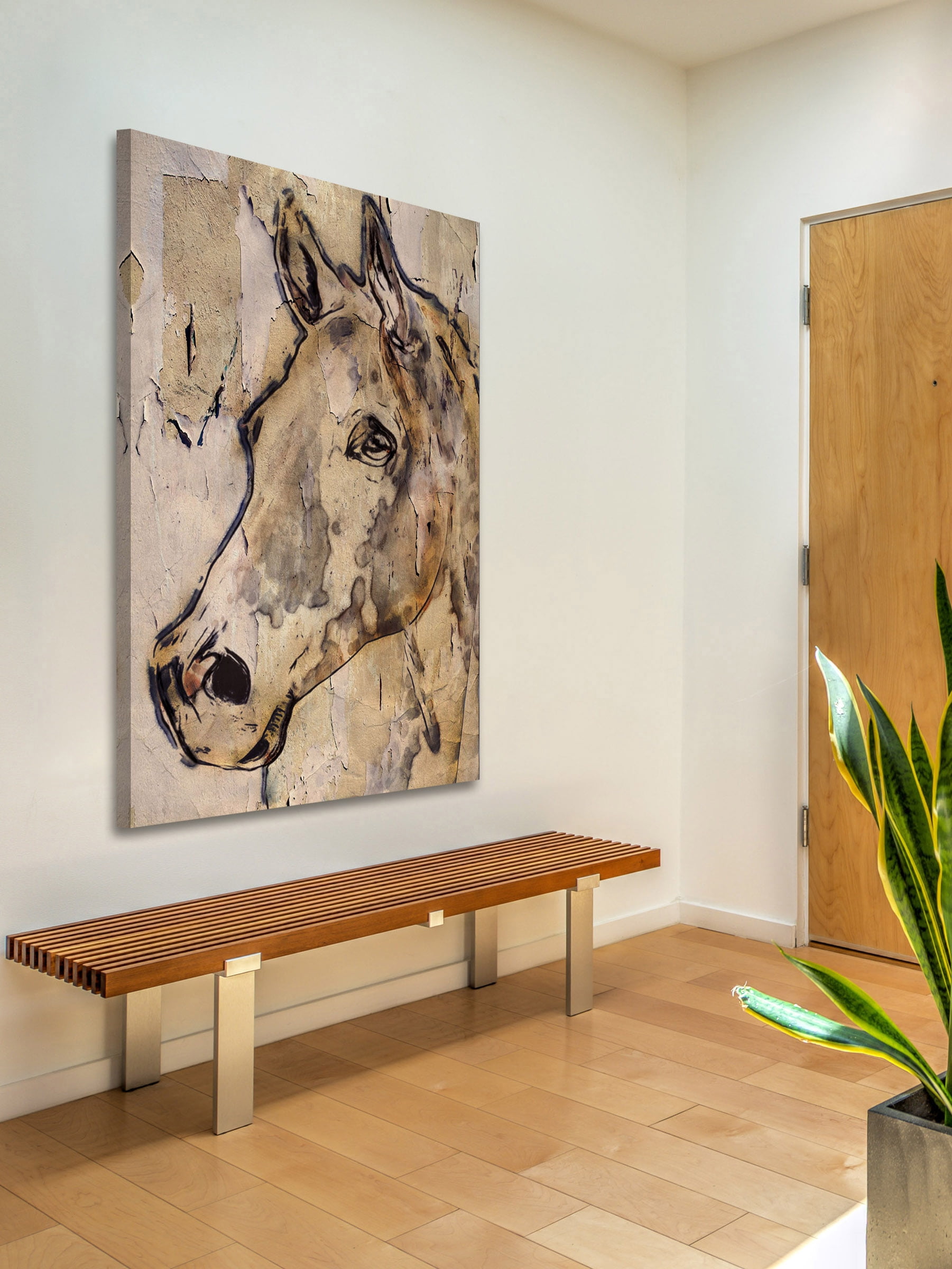 "Winner Horse" Painting Print on Wrapped Canvas