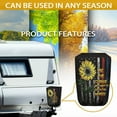 thumbnail image 6 of Yuyamidu Sunflower RV Electric Tongue Jack Cover Waterproof Electric Jack Cover for Travel Trailer Jack Head Cover American Flag RV Electric Hitch Jack Cover, 6 of 7