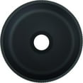 thumbnail image 4 of Yale 17" Round Crystal Glass Bathroom Vessel Sink in Black, 4 of 9