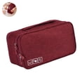 thumbnail image 4 of Bolsa De Ropa Interior, Organizador Multifunción Impermeable, Calcetines, Bolsa De Almacenamiento, Accesorios Cosméticos, Estuche De Almacenamiento Para Viajes, Vacaciones Vogacara HA027912-02, 4 of 7