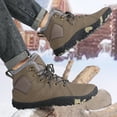 thumbnail image 3 of SKIUHS Men's Snow Boots – Warm Insulated Faux Fur Lined, Anti-slip Winter Boots for Outdoor Cold-Weather Adventures, 3 of 5