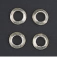 thumbnail image 3 of The Bead Chest Silver Ethiopian Wollo Rings (18mm) (Set of 4): Genuine Ethiopian Metal Ring Beads for DIY Jewelry, 3 of 4