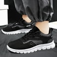 thumbnail image 2 of Sngxgn Mens Running Shoes Slip-on Walking Sneakers Lightweight Breathable Casual Workout Sports Shoes(Black,42), 2 of 8