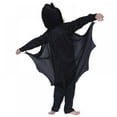 thumbnail image 5 of URMAGIC Kids Unisex Vampire Bat Costume, Jumpsuit Halloween Cosplay Costume Set 3-9 Years, 5 of 9