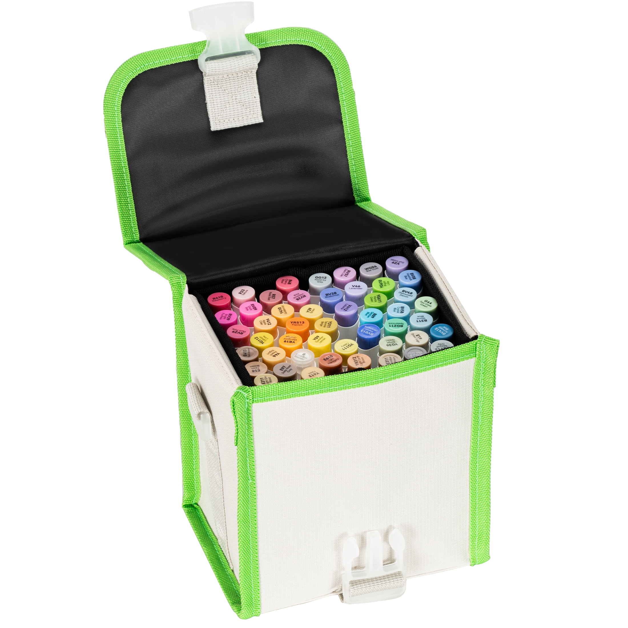 Ohuhu 72 Colors Brush-and-Fine Dual Tips Colors Alcohol-Based