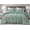 Sage Green, variant on Chezmoi Collection Hugo 3-Piece Jacquard Comforter Set Queen Size, Sage Green Textured Woven Lightweight Thin Comforter Summer Bedding
