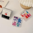 thumbnail image 3 of Candy Bear Cute Clear Protective Phone Case Compatible With Samsung Galaxy Z Flip 3/z Flip 4, 3 of 3