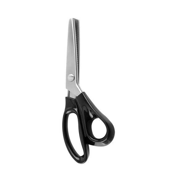 Professional Dressmaking Pinking Shears Scissors, Stainless Steel Blades, for Fabrics, Linings, Leather Craft Uses
