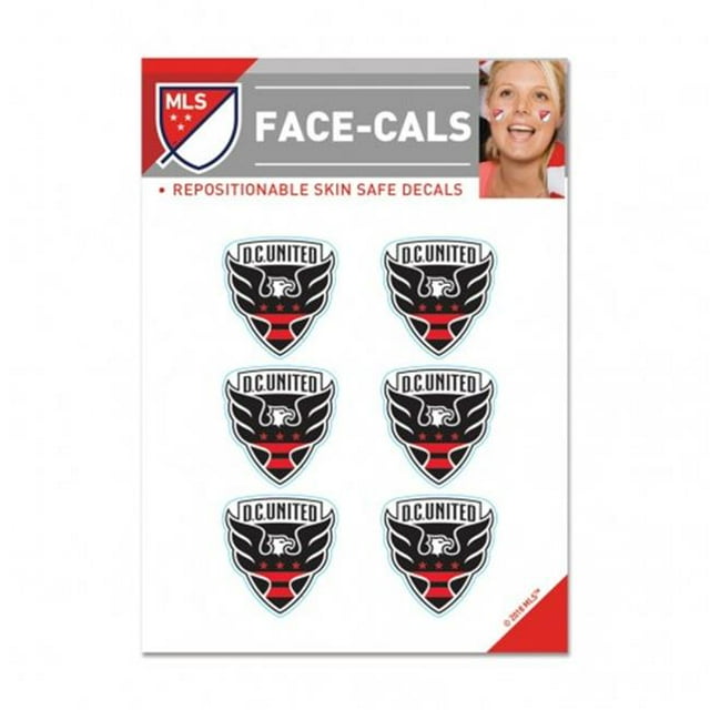 Wincraft 1493442624 MLS DC Cals de Visage de Tatouage Unis