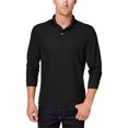 thumbnail image 1 of Polo de rugby Club Room para hombre LS Perfomance, negro, mediano, 1 of 1