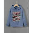 thumbnail image 3 of Kid Boys Spring Fall Tops "98 Limit New Adventures" Letter Graphics Car Print Casual Long Sleeve Sports Hoodies Sweatshirt, 3 of 8