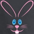 thumbnail image 3 of CafePress - Pink Bunny Face Long Sleeve Dark T Shirt - Long Sleeve Dark T-Shirt, 3 of 4
