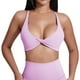 thumbnail image 1 of Sujetador de yoga para mujer con almohadillas en el pecho - Camiseta deportiva sin espalda para alto impacto - Nailon/spandex - S-XL, 1 of 4