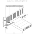 thumbnail image 2 of Terrace Queen Wall Panel Storage Bed Ash Brown, 2 of 8