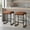 Brown, variant on Demi Bonn 26 Inch Counter Height Bar Stools Set of 2 with Faux Leather Upholstered Seat, Modern Kitchen Stools for Dining Room Island, Comfortable Cushion, Gray