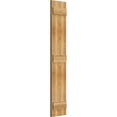 thumbnail image 2 of 10 3/4"W X 57"H Timbercraft Two 5 3/8" Boards Joined Board-N-Batten Shutters, Rough Sawn Western Red Cedar (Per Pair), 2 of 13