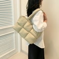 thumbnail image 6 of Yokua Trendy Quilted Puffer Handbag Women's Large Shoulder Bag For Everyday Use, 6 of 21