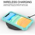thumbnail image 6 of CellEver Compatible with iPhone 11 Case, Heavy Duty Clear Full-Body Protective Transparent Cover with Soft Shock Absorbing TPU Bumper and Built-in Screen Protector - Mint, 6 of 7