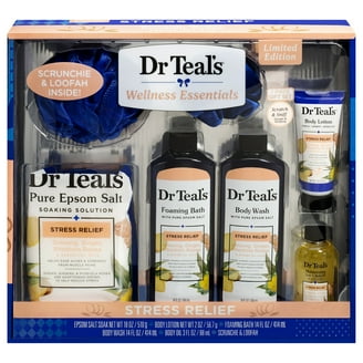 Dr Teal's Melatonin Bath Gift Set with Reusable Container