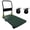 Green 28" × 19", variant on Platform Truck, 330 lbs, High-Strength, Flatbed Design, Rolling, Push Handle, Blue Color